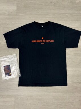 BTS Permission to Dance Icon Navy Shirt  Size: Medium